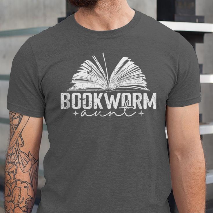 Bookworm Aunt Reading Lover Unisex Jersey T-Shirt