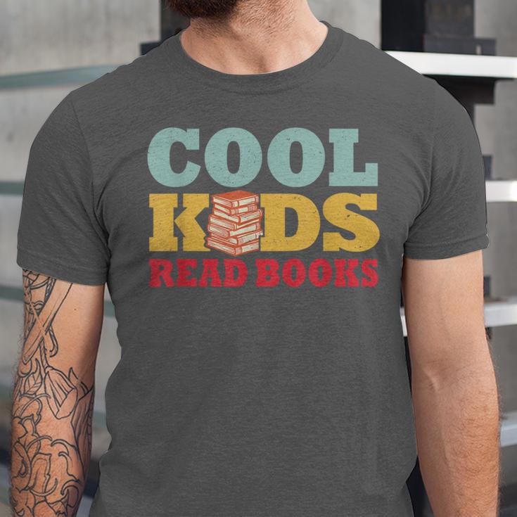 Bookworm Cool Kids Read Books Book Lover Reading Unisex Jersey T-Shirt