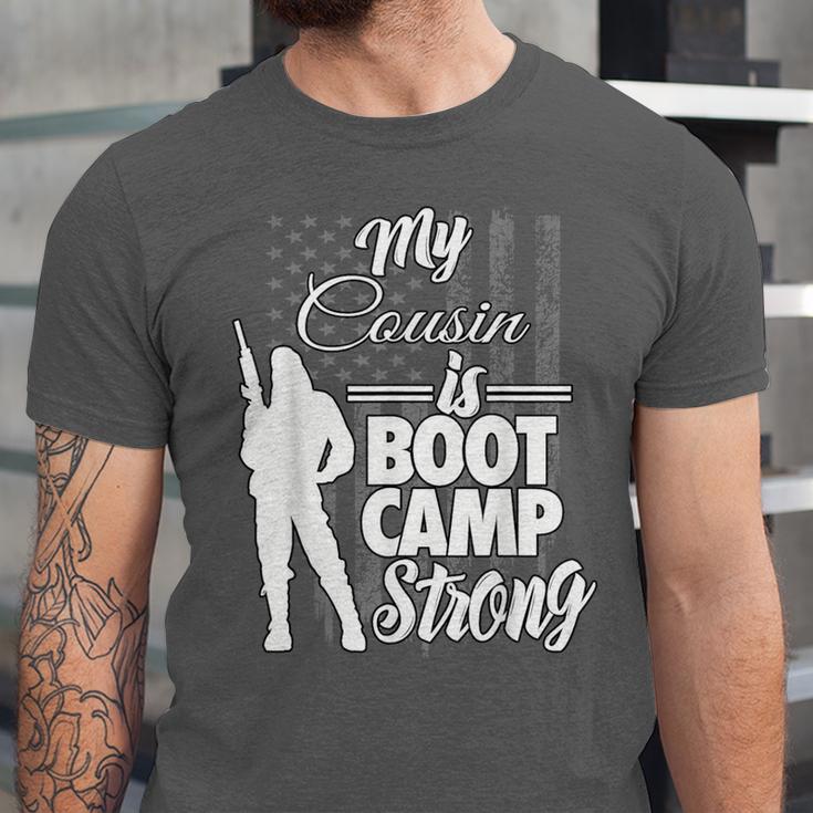 Boot Camp Graduation Military Cousin Support Tee Unisex Jersey T-Shirt