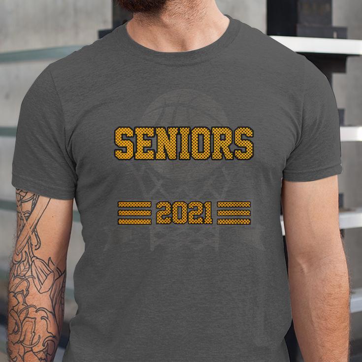 Boys Basketball Senior Class Of 2021 Teenage Graduation Unisex Jersey T-Shirt