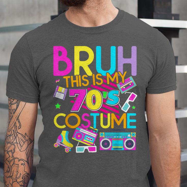 Bruh This Is My 70's Costume Nostalgia Mixtape 1970s Party Unisex Jersey T-Shirt Bruh This Is My 70's Costume Nostalgia Mixtape 1970s Party Unisex Jersey T-Shirt