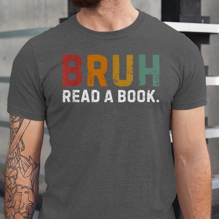 Bruh Read a Book Unisex Jersey T-Shirt