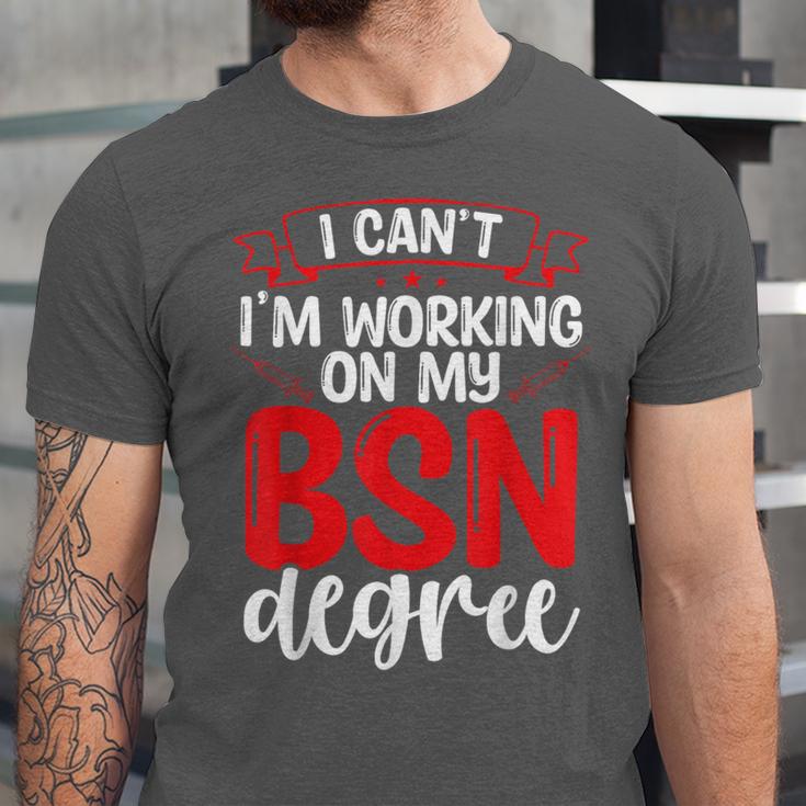 BSN Nurse Graduation Essentials BSN Nursing School Student Unisex Jersey T-Shirt
