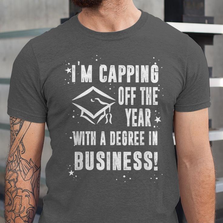 Business Graduate Shirt Graduation Tshirt Unisex Jersey T-Shirt