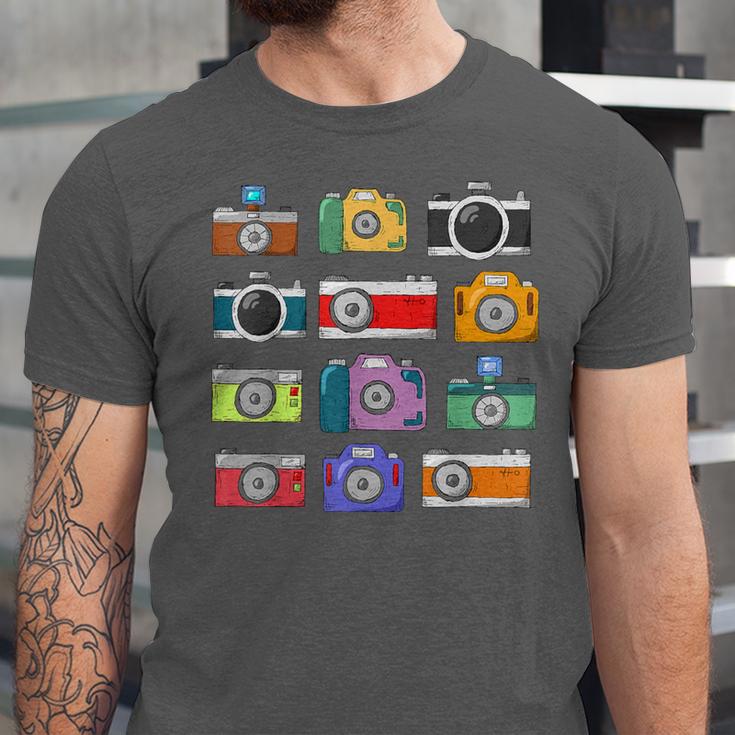 Camera Hand Drawn Old Nostalgia Retro Lens Styles Unisex Jersey T-Shirt Camera Hand Drawn Old Nostalgia Retro Lens Styles Unisex Jersey T-Shirt