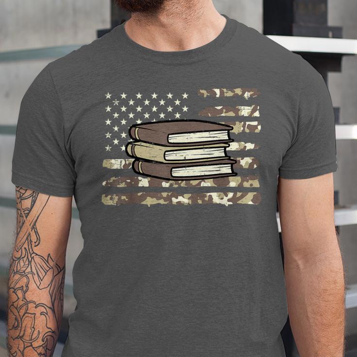 Camo Across America Read Reading Book Librarian Men Women Unisex Jersey T-Shirt Camo Across America Read Reading Book Librarian Men Women Unisex Jersey T-Shirt