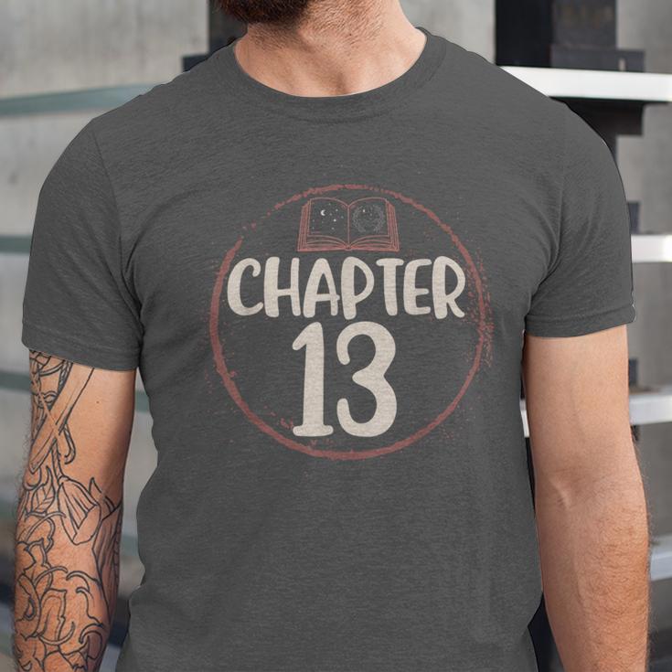 Chapter 13 Birthday Shirt Girls Women Book Lovers To Read Unisex Jersey T-Shirt