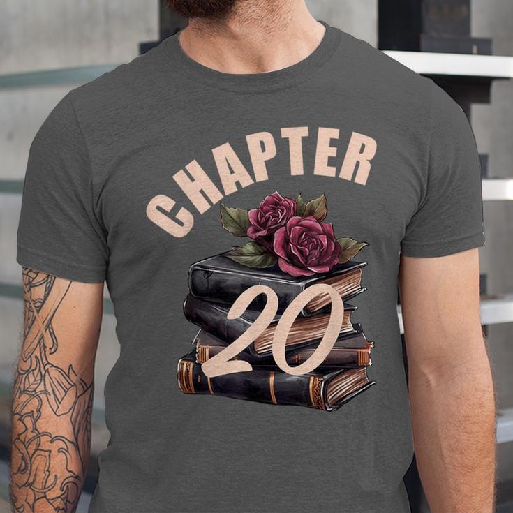 Chapter 20 20th Birthday Women Book Lovers Its My Birthday Unisex Jersey T-Shirt