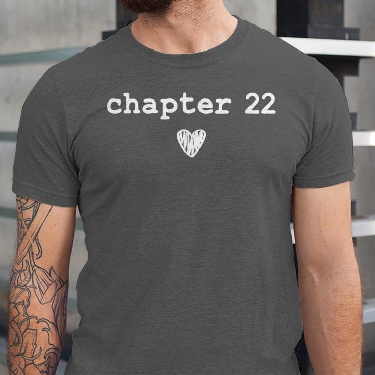 Chapter 22 Book Lovers Readers & Authors 22nd Birthday Unisex Jersey T-Shirt Chapter 22 Book Lovers Readers & Authors 22nd Birthday Unisex Jersey T-Shirt