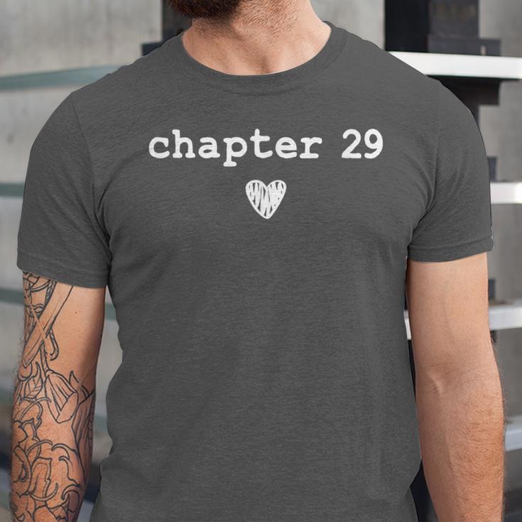 Chapter 29 Book Lovers Readers & Authors 29th Birthday Unisex Jersey T-Shirt