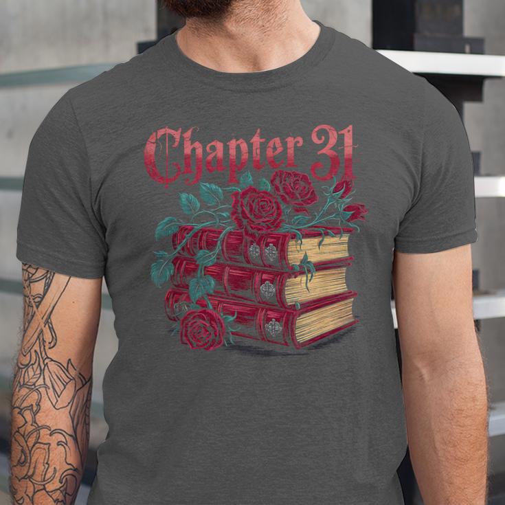 Chapter 31 Gothic 31st Birthday Book Lover Dark Romance Unisex Jersey T-Shirt Chapter 31 Gothic 31st Birthday Book Lover Dark Romance Unisex Jersey T-Shirt
