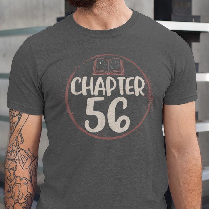 Chapter 56 Birthday Shirt For Women Book Lovers Love To Read Unisex Jersey T-Shirt