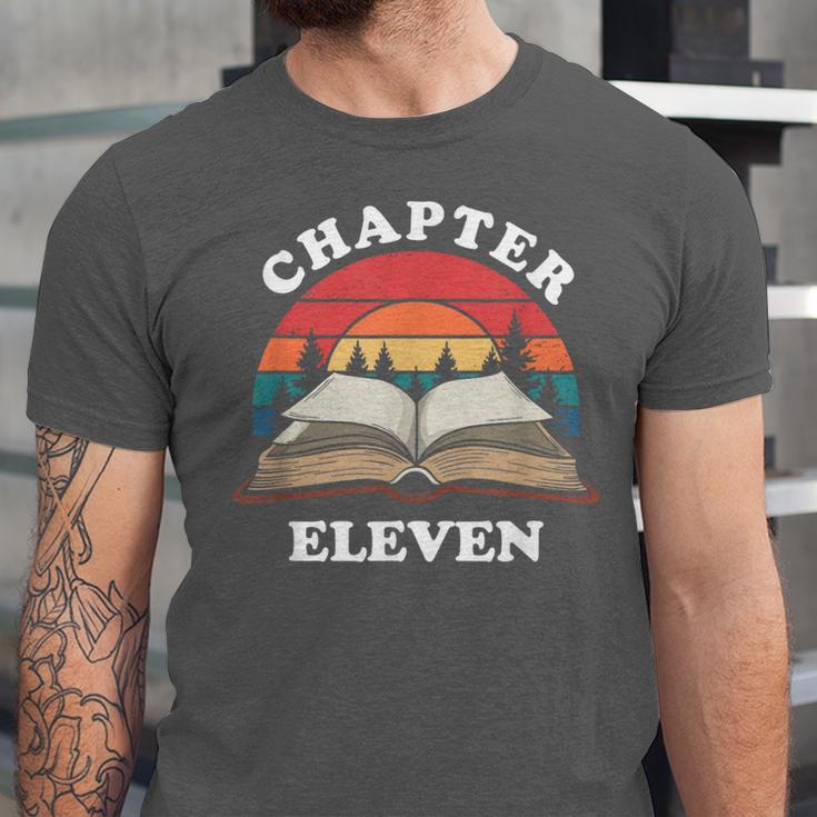 Chapter Eleven Book Reading 11th Birthday 11 Year Old Unisex Jersey T-Shirt
