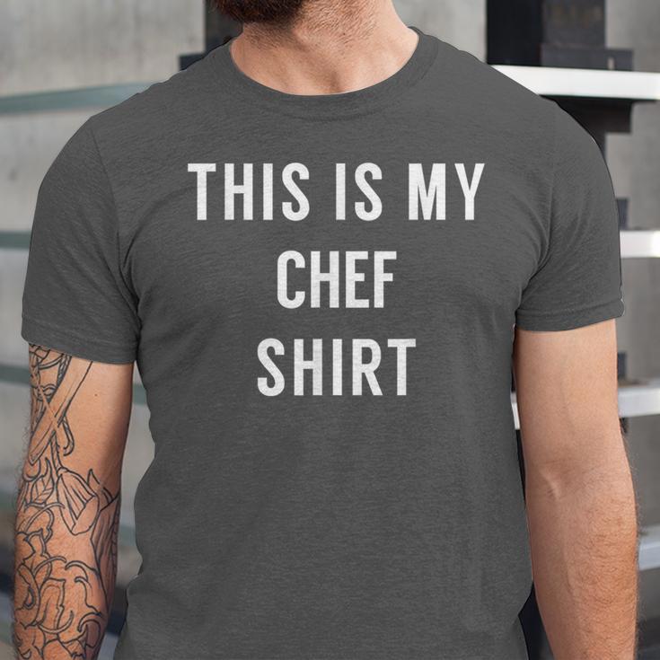 This Is My Chef Shirt Culinary School Graduation Unisex Jersey T-Shirt