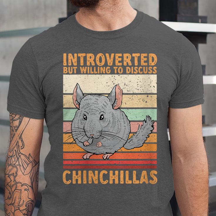 Chinchilla Owner Introvert Chinchilla Unisex Jersey T-Shirt
