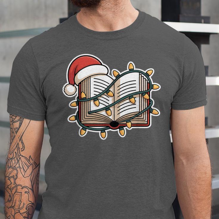 Christmas Book Festive Holiday Xmas Unisex Jersey T-Shirt Christmas Book Festive Holiday Xmas Unisex Jersey T-Shirt