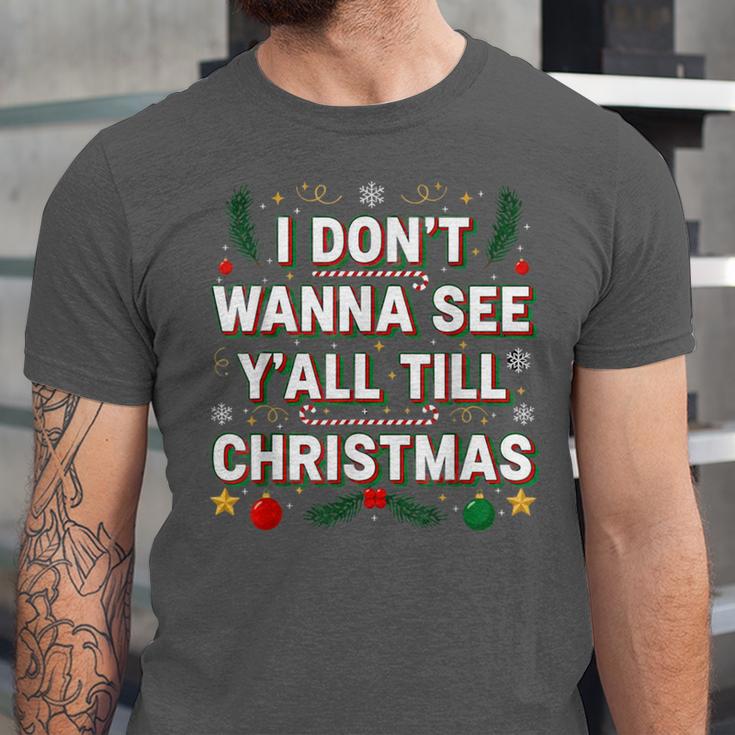 Christmas Sarcastic Introvert Holiday Shirt Unisex Jersey T-Shirt