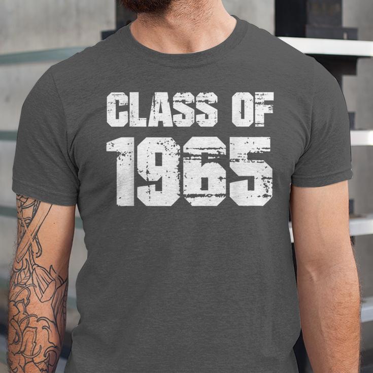 Class Of 1965 High School College Graduation Reunion Unisex Jersey T-Shirt