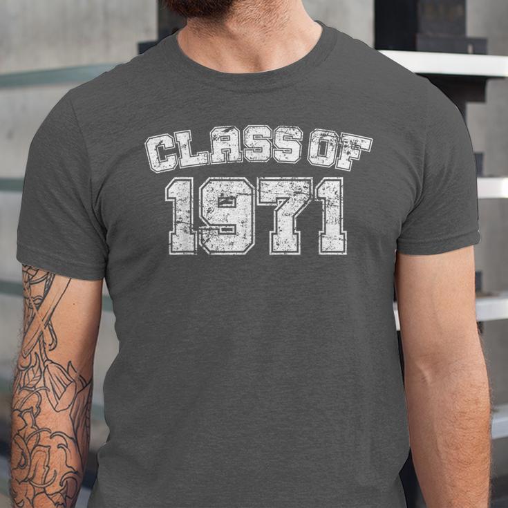 Class Of 1971 71 School Tee Shirt Graduation Class Party Unisex Jersey T-Shirt