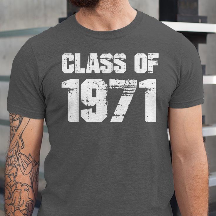 Class Of 1971 High School College Graduation Reunion T-Shirt Unisex Jersey T-Shirt