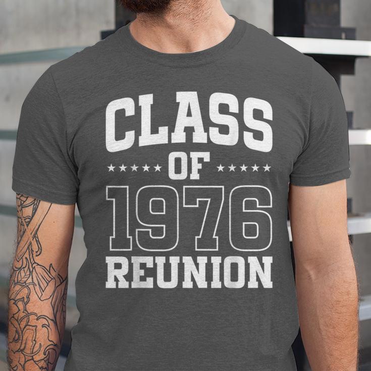 Class Of 1976 Reunion 50 Years Alumni Graduation High School Unisex Jersey T-Shirt