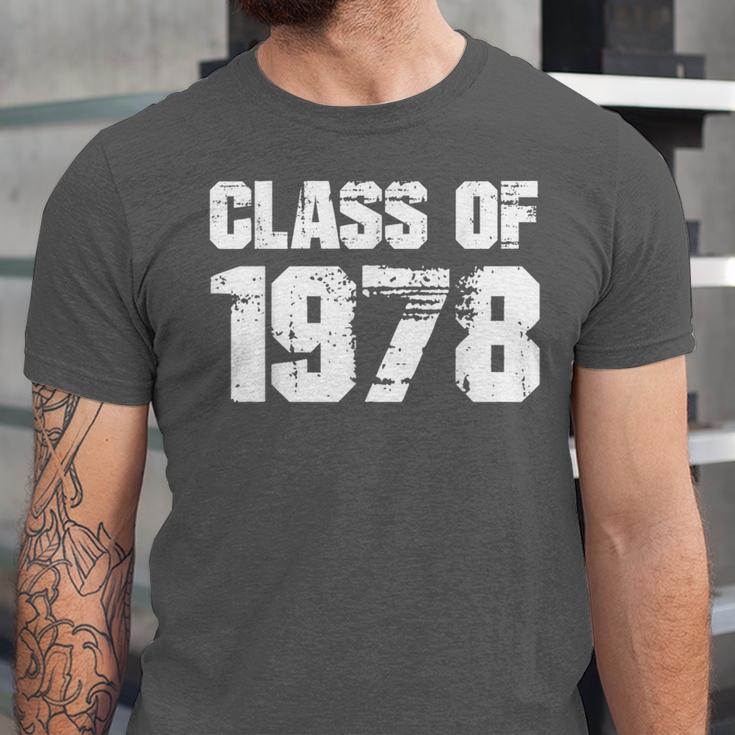 Class Of 1978 High School College Graduation Reunion Unisex Jersey T-Shirt