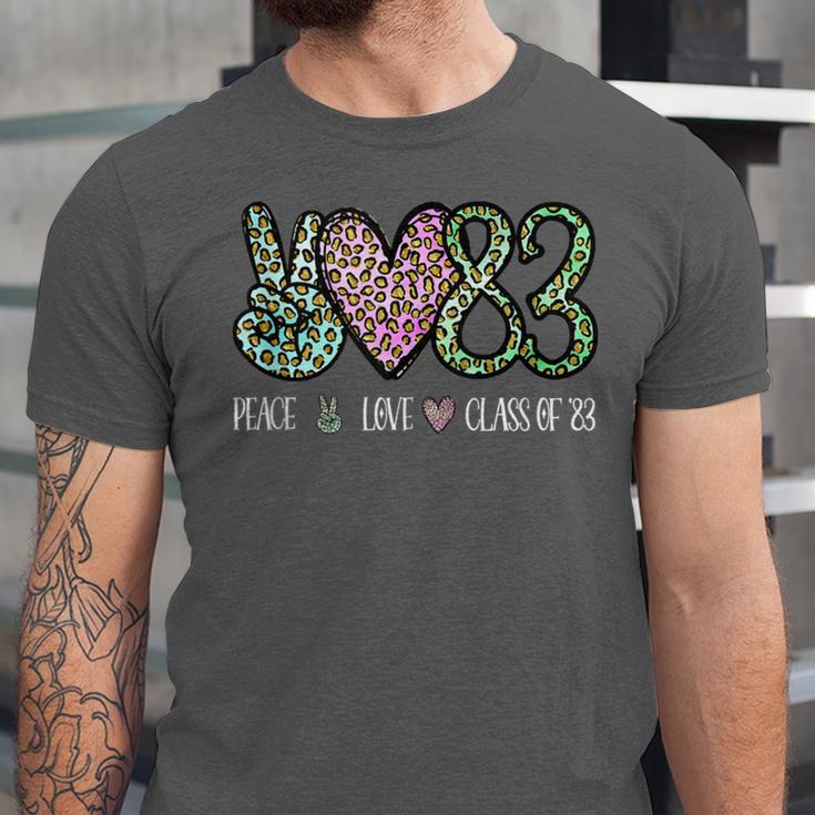 Class Of 1983 Shirt Leopard Senior Graduation Class Reunion Unisex Jersey T-Shirt