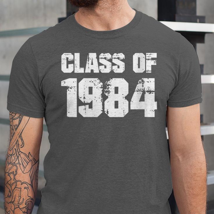 Class Of 1984 High School College Graduation Reunion Unisex Jersey T-Shirt