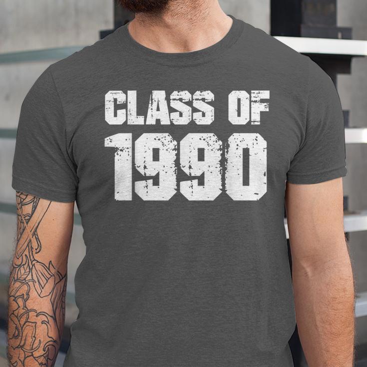Class Of 1990 High School College Graduation Reunion Unisex Jersey T-Shirt