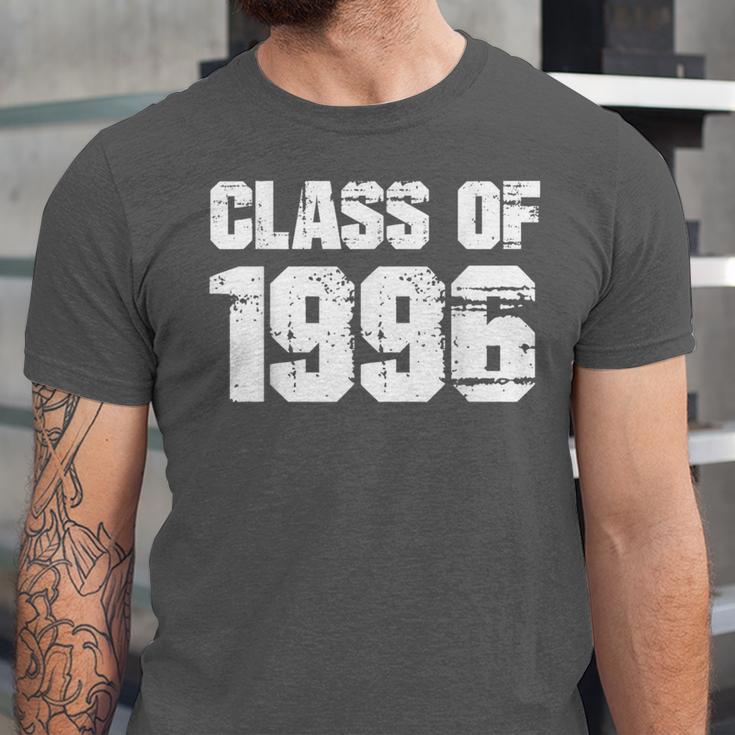 Class Of 1996 High School College Graduation Reunion Unisex Jersey T-Shirt