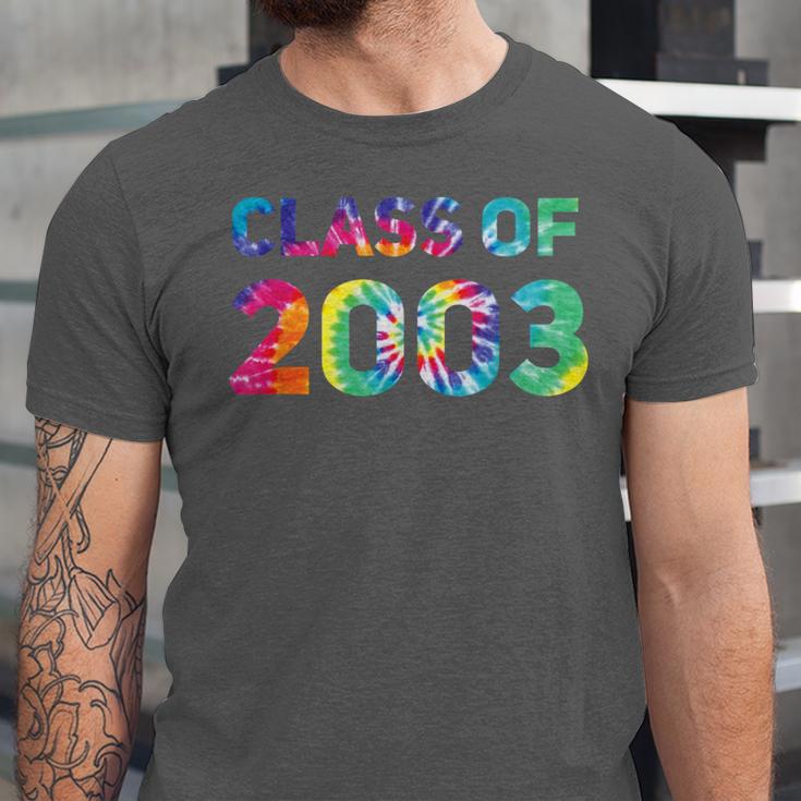 Class Of 2003 School Reunion College Highschool Graduation Unisex Jersey T-Shirt