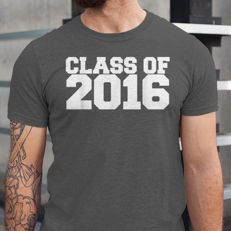 Class Of 2016 Senior Graduation Novelty FashionShirt Top Unisex Jersey T-Shirt