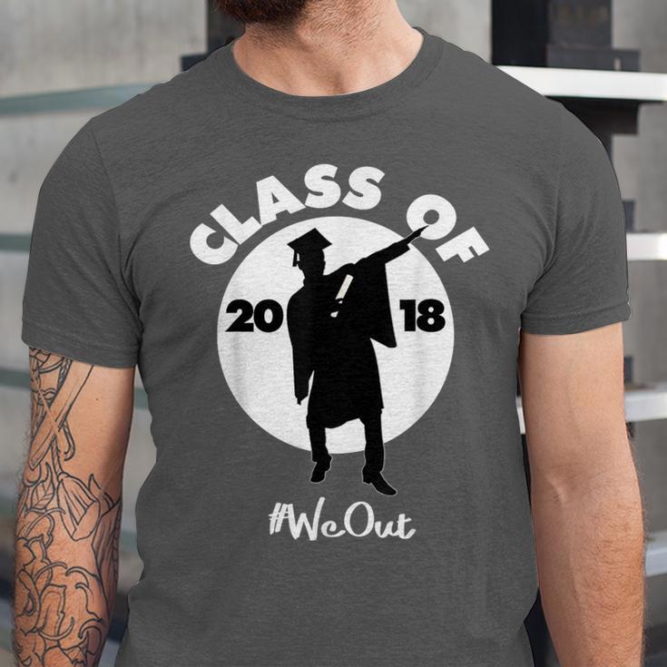 Class Of 2018 Dabbing Graduations Shirt-High School Grad Tee Unisex Jersey T-Shirt