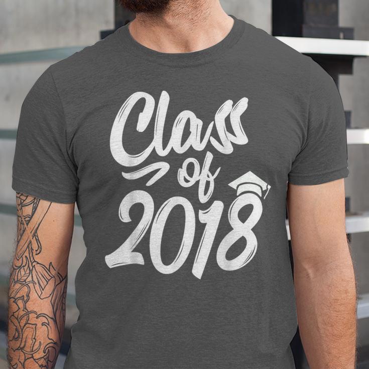 Class Of 2018 Graduation Cap Trendy Cute Unisex Jersey T-Shirt