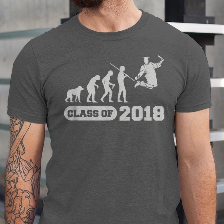 Class Of 2018 Graduation Evolution Unisex Jersey T-Shirt