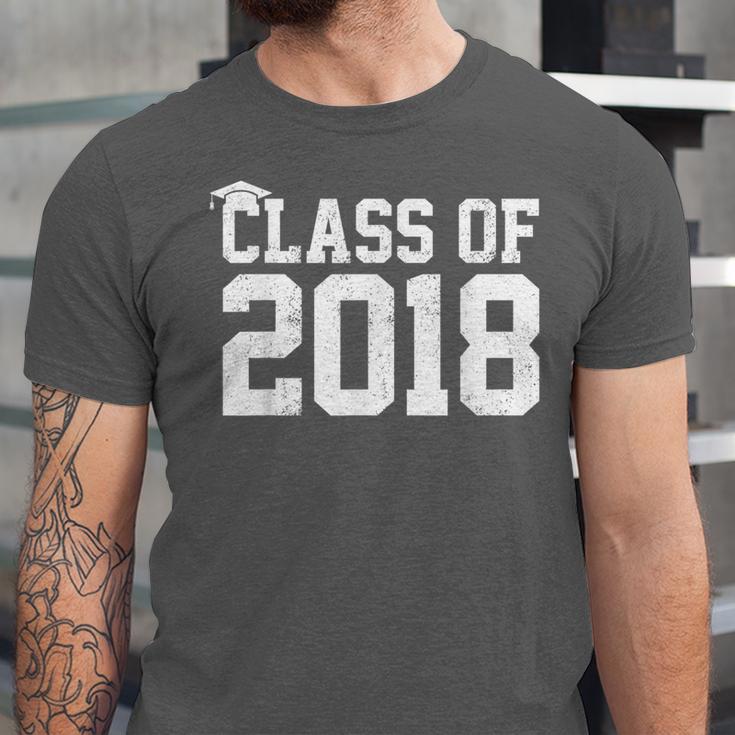 Class Of 2018 Graduation Senior High School College Unisex Jersey T-Shirt