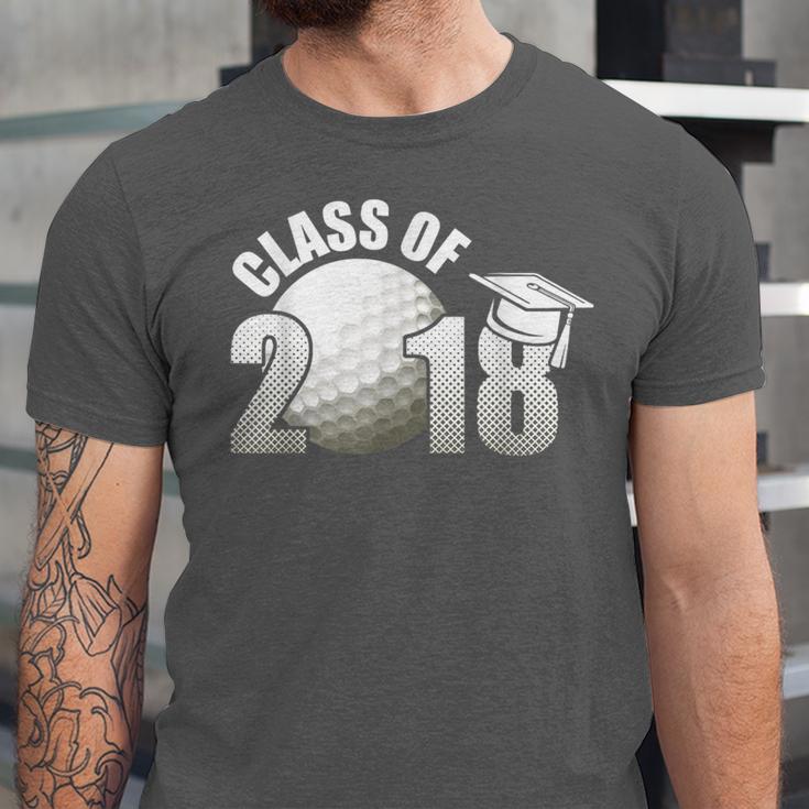 Class Of 2018 Shirts Graduation Senior Golf Unisex Jersey T-Shirt