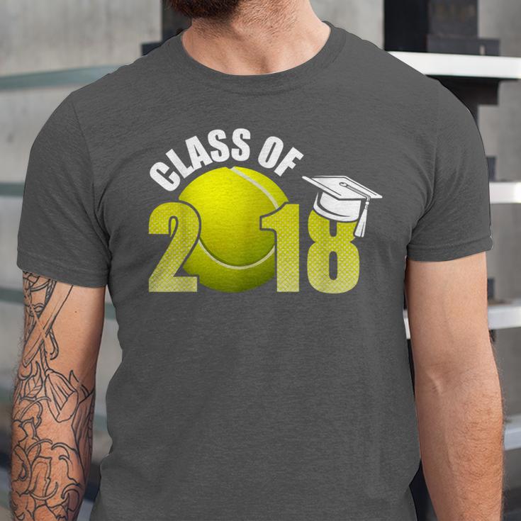 Class Of 2018 Shirts Graduation Senior Tennis Shirt Unisex Jersey T-Shirt