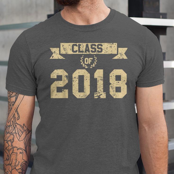 Class Of 2018 T-Shirt For 2018 Graduation Seniors Unisex Jersey T-Shirt