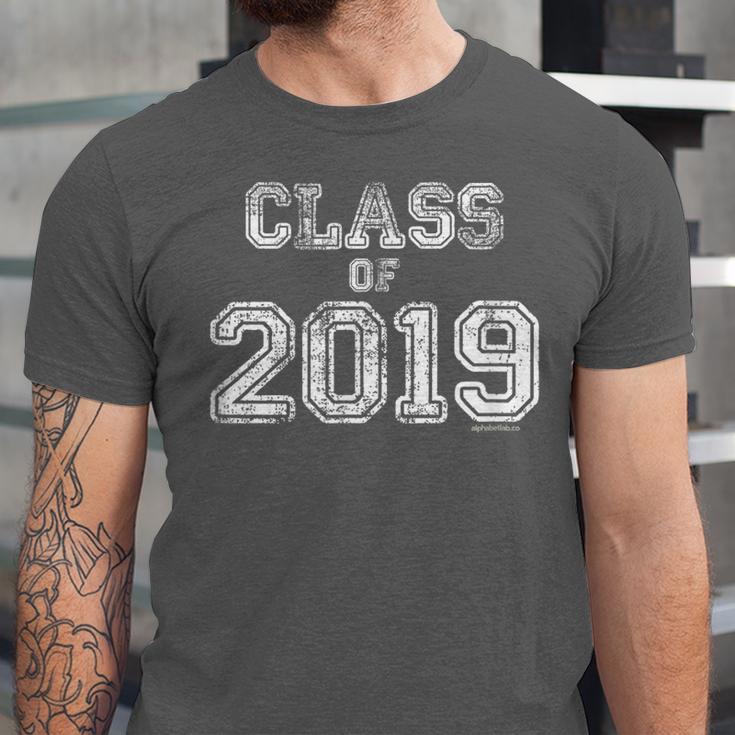 Class Of 2019 Graduation For Him Her Senior Class Unisex Jersey T-Shirt