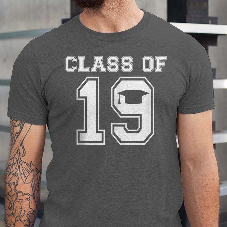 Class Of 2019 School Graduation Graphic Unisex Jersey T-Shirt