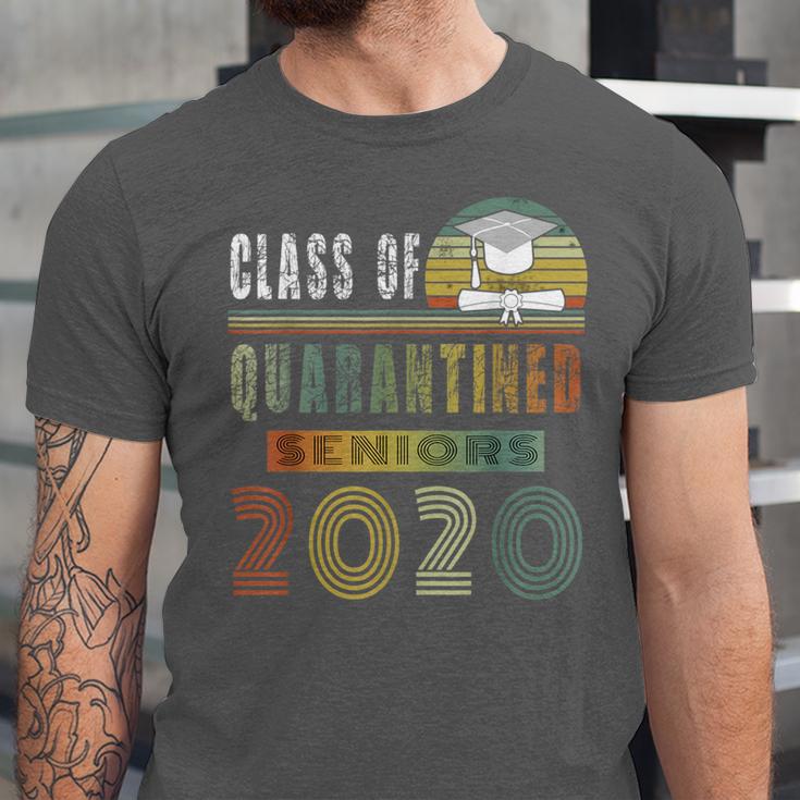 Class Of 2020 Quarantined Seniors Graduation Gift Unisex Jersey T-Shirt