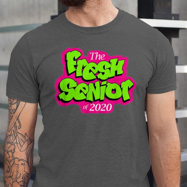 Class Of 2020 Senior 90s TV Style Graduation Unisex Jersey T-Shirt