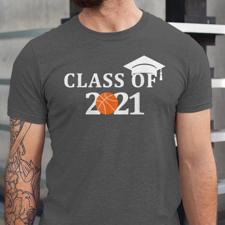 Class Of 2021 Graduation Him Her Basketball Pullover Unisex Jersey T-Shirt