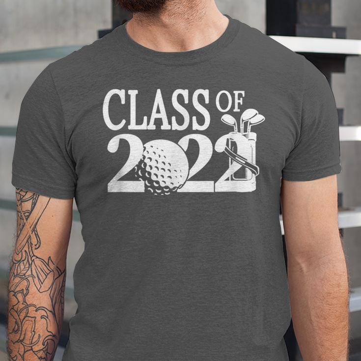 Class Of 2022 Graduation Senior Golf Golfer Player Unisex Jersey T-Shirt