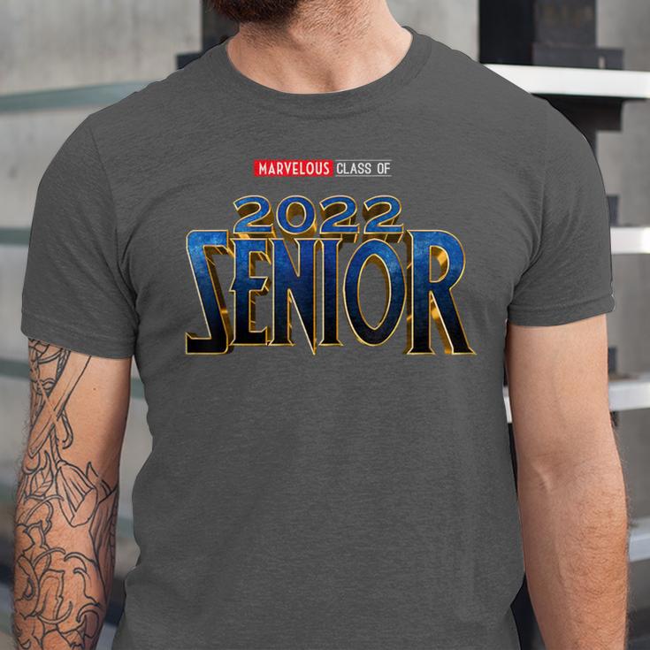 Class Of 2022 Senior Retro Movie Marvelous Graduation Grad Unisex Jersey T-Shirt