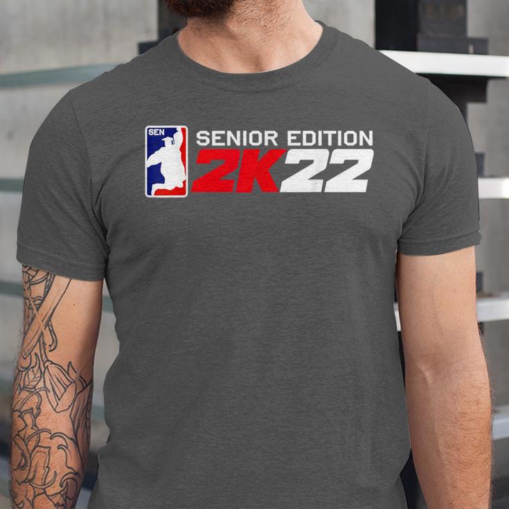 Class Of 2022 Senior Year Gamer Style Graduation For Grad Unisex Jersey T-Shirt
