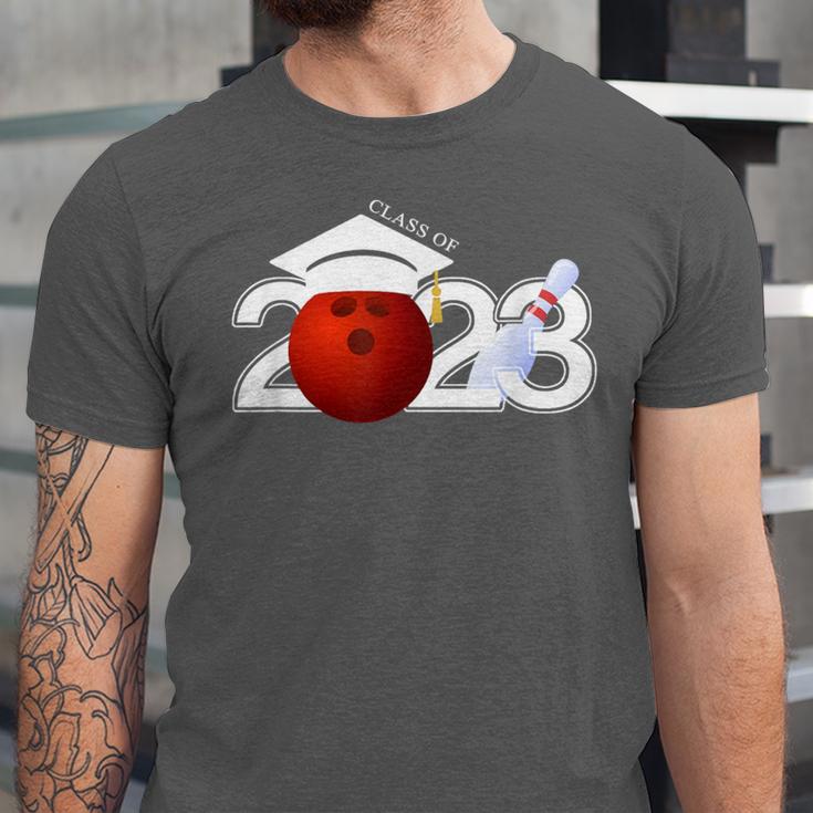 Class Of 2023 Graduation For Him Her Bowling Unisex Jersey T-Shirt