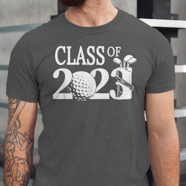 Class Of 2023 Graduation Senior Golfer Golf Player Unisex Jersey T-Shirt