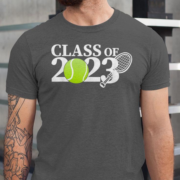 Class Of 2023 Graduation Senior Tennis Player Unisex Jersey T-Shirt